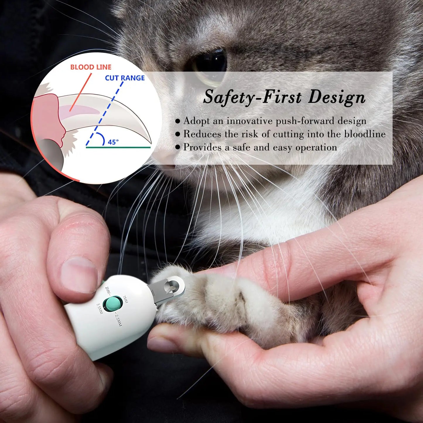 DogsHub Pet Nail Clippers – Safe, Adjustable Trimmer for Cats & Dogs