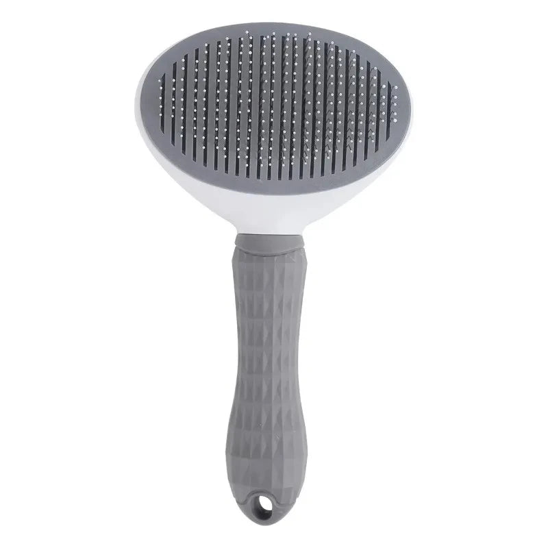 DogsHub Self-Cleaning Pet Brush – Grooming Comb for Long-Haired Cats & Dogs
